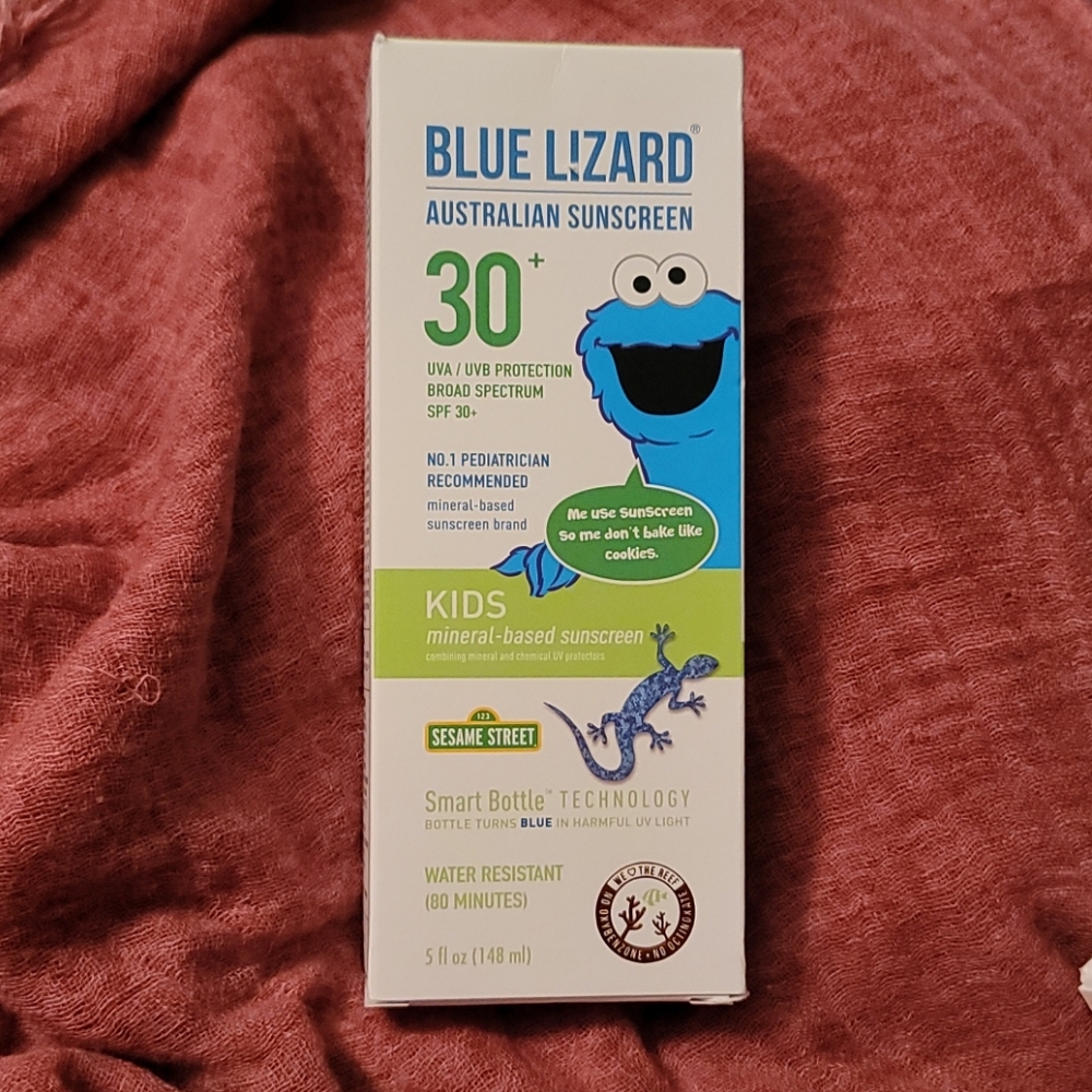 Blue Lizard 30+ SPF kids mineral sunscreen